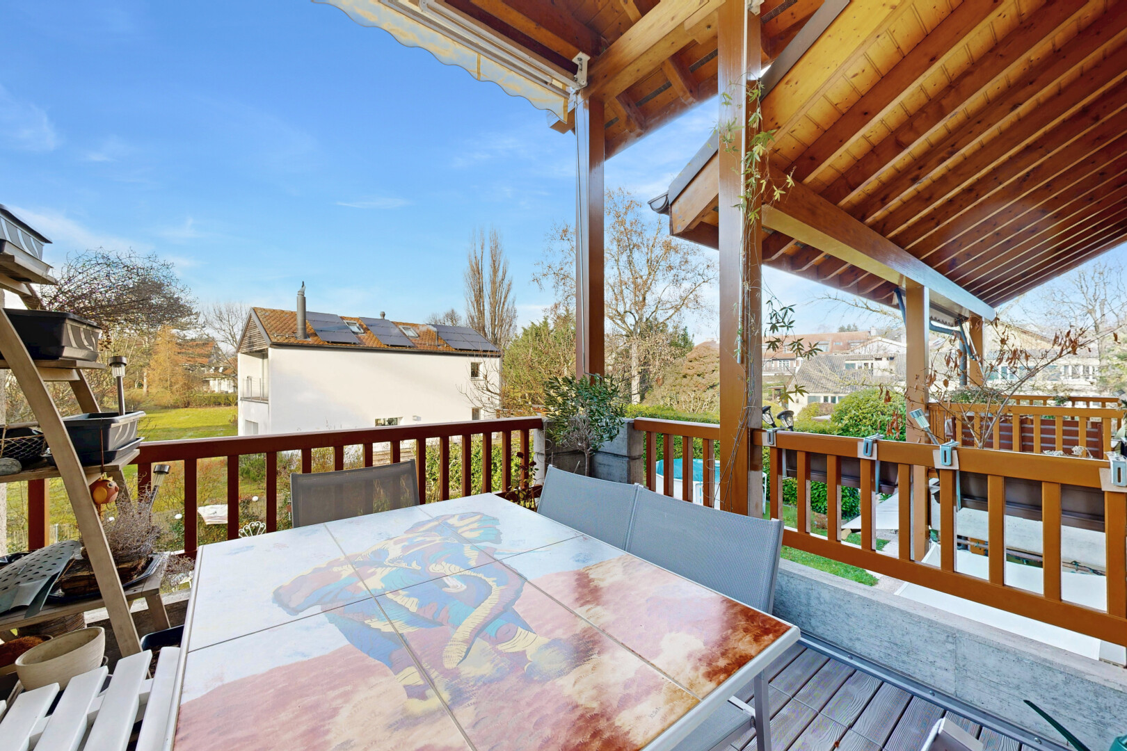 terrasse avec coin repas extérieur, day time, from property, et terrasse