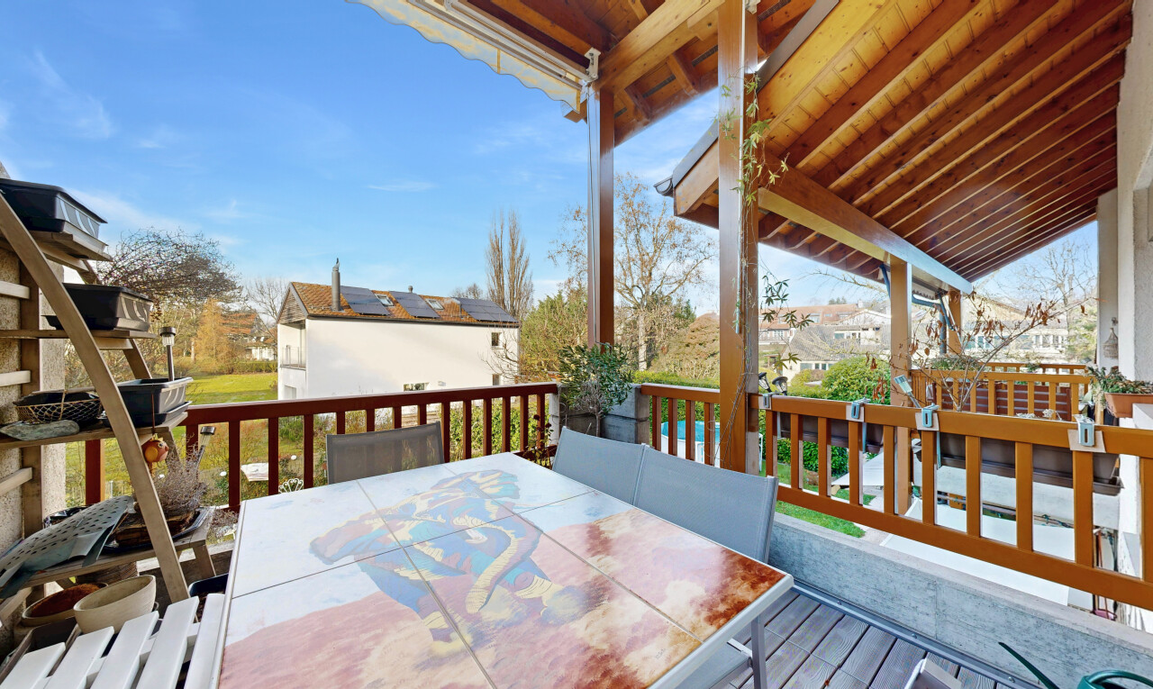 terrasse avec coin repas extérieur, day time, from property, et terrasse