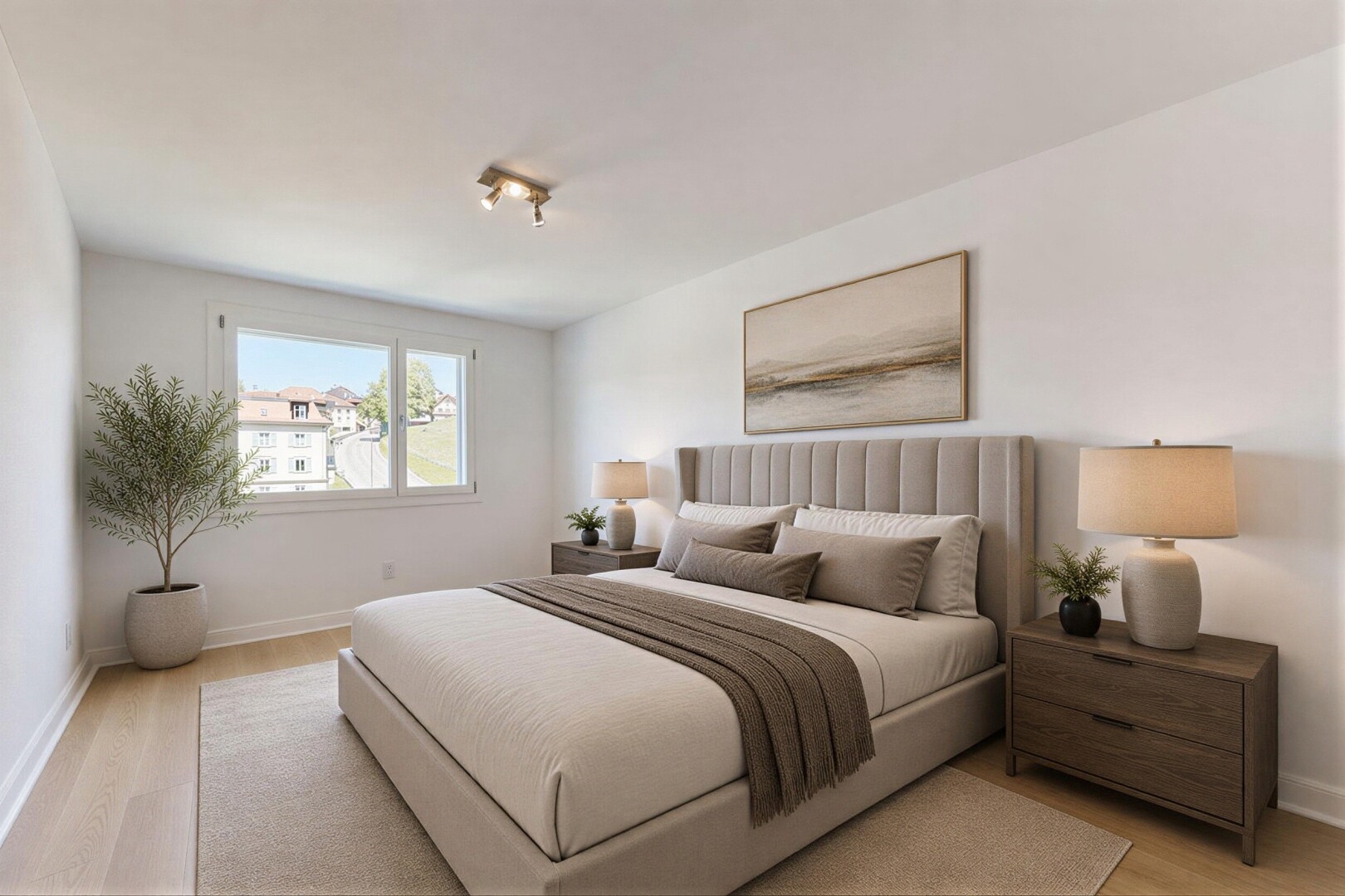 room featuring baseboards and light wood-type flooring
