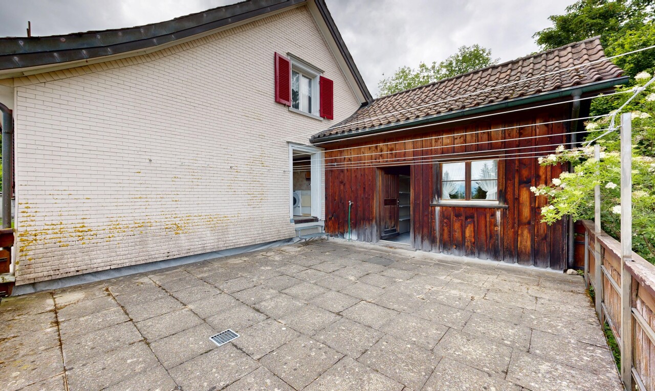 terrasse mit from property und overcast