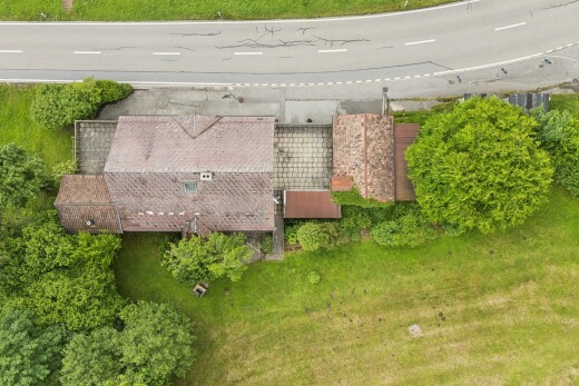 garten mit aerial view