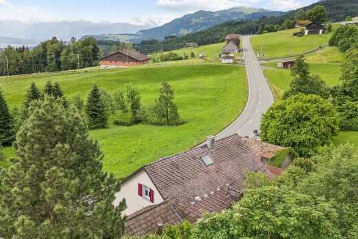 garten mit rural view, ländliche aussicht, mountain view, blick auf die berge, und day time