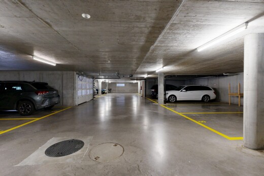 parken mit parkgarage und inside community