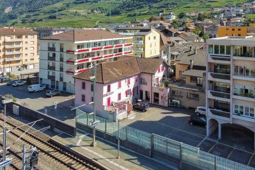 blick auf den bau von äußeren