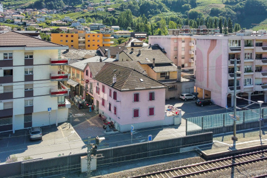 blick auf den bau von äußeren