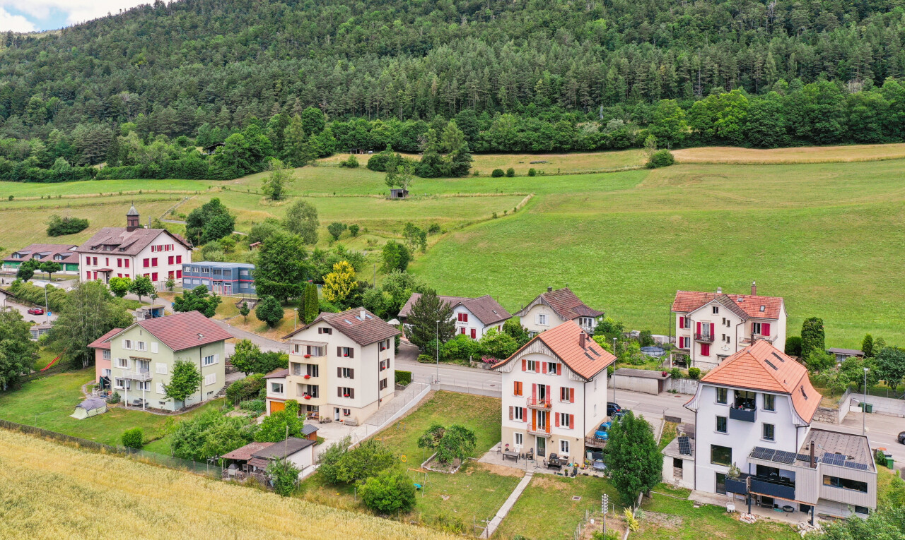 façade avec vue sur la forêt, forest view, et day time