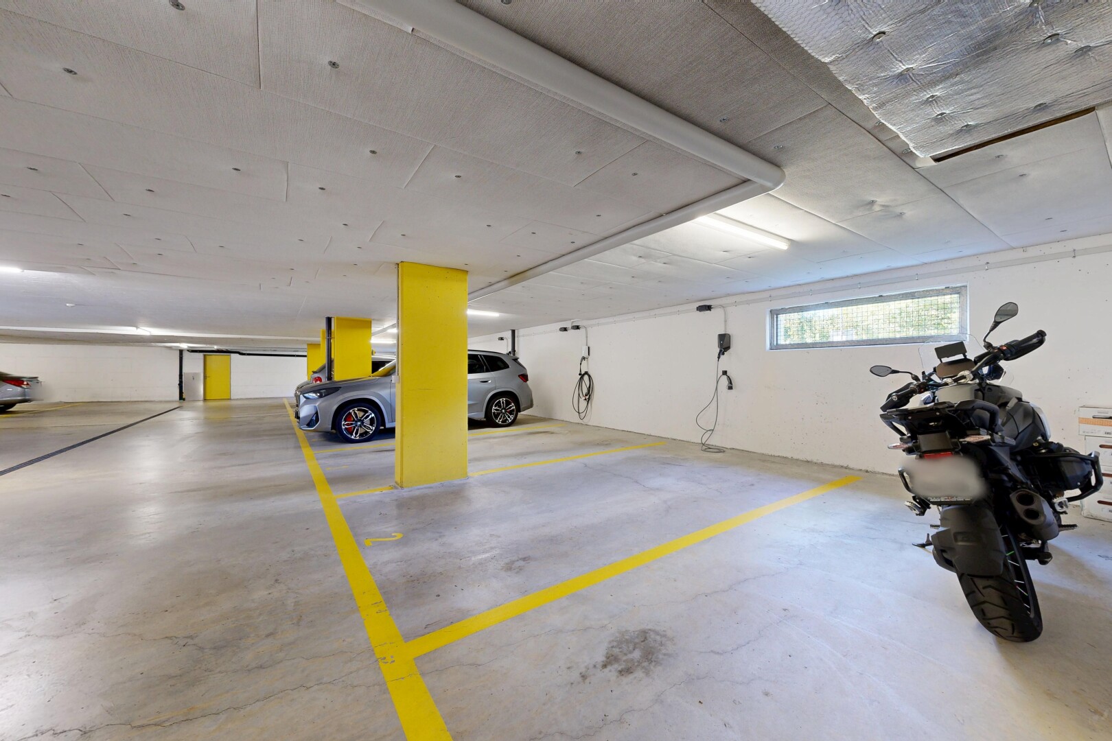 parken mit natürliches licht