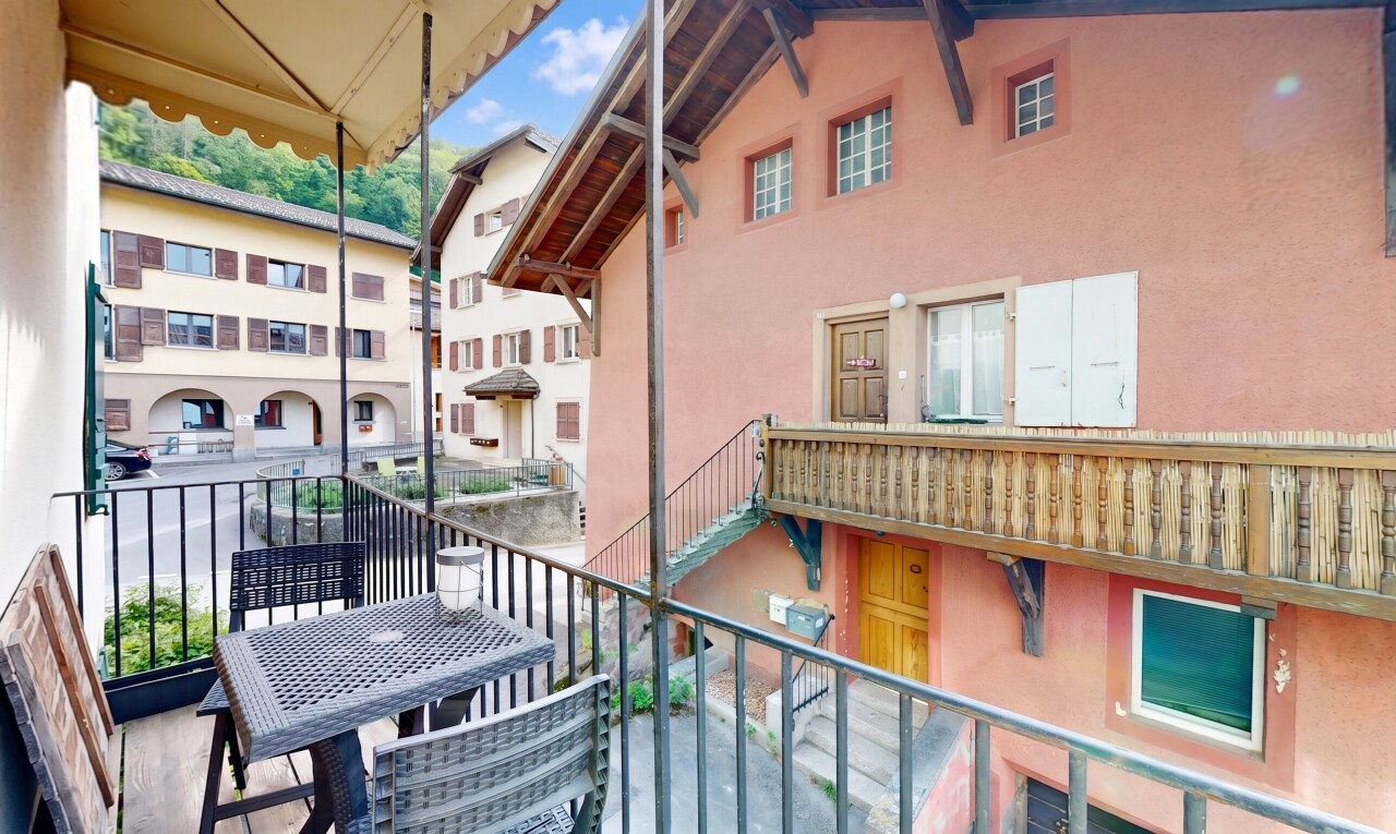 balcon avec balcon, apartment complex view, et from property