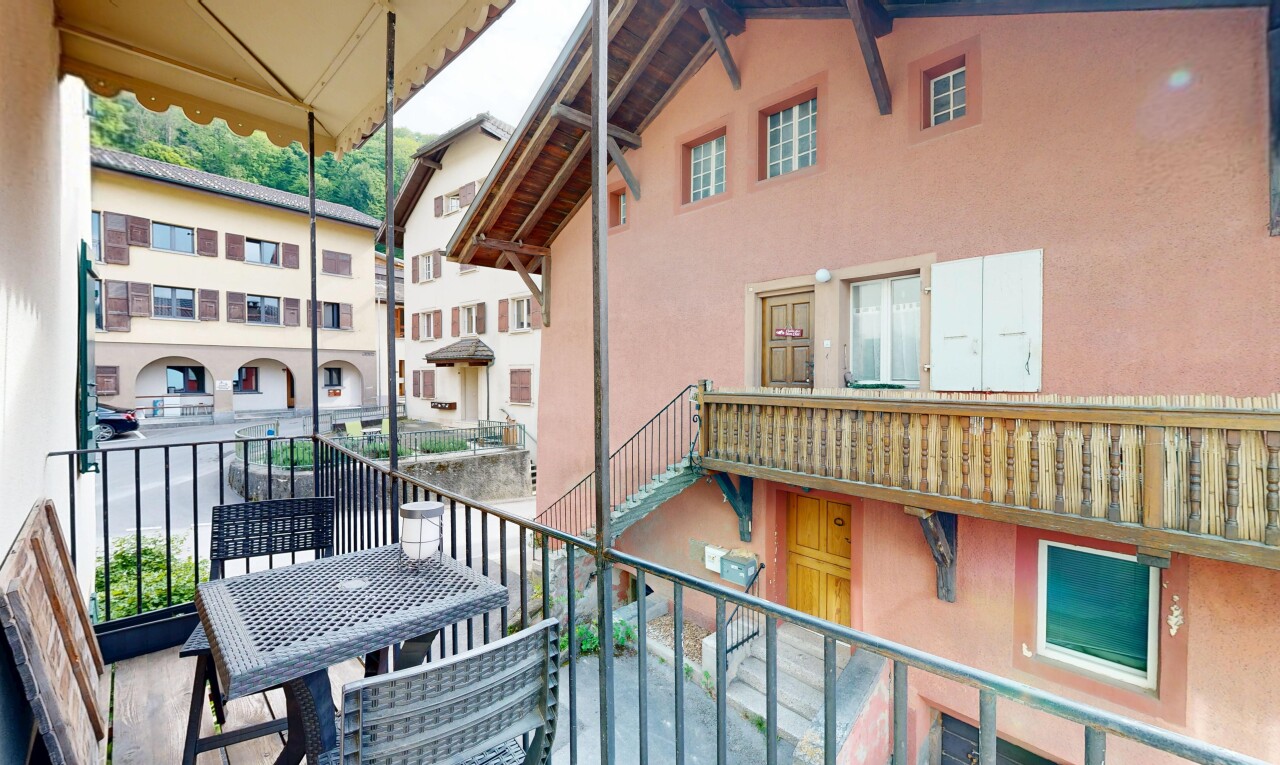 balcon avec balcon, apartment complex view, et from property