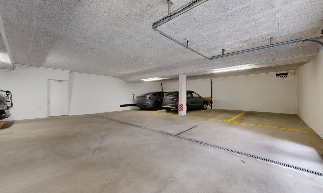 parken mit parkgarage und inside community