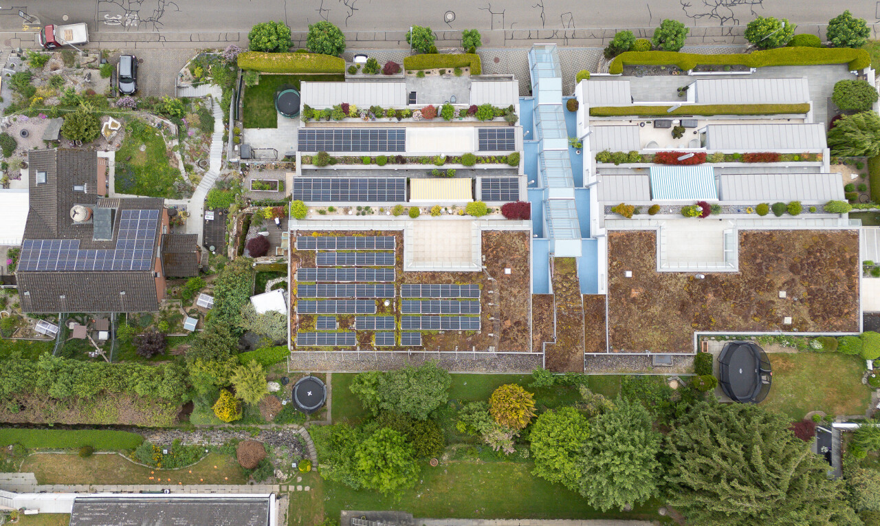 außenansicht mit aerial view