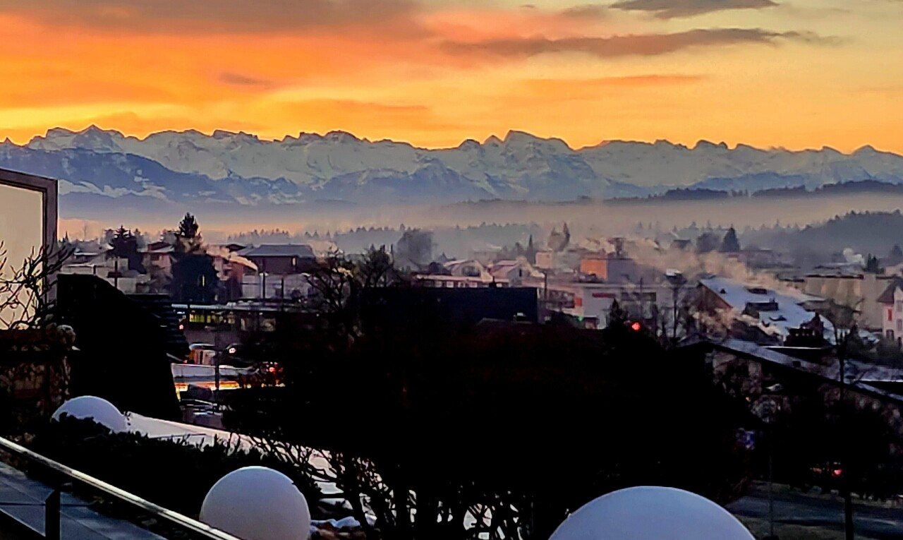 view of mountain background