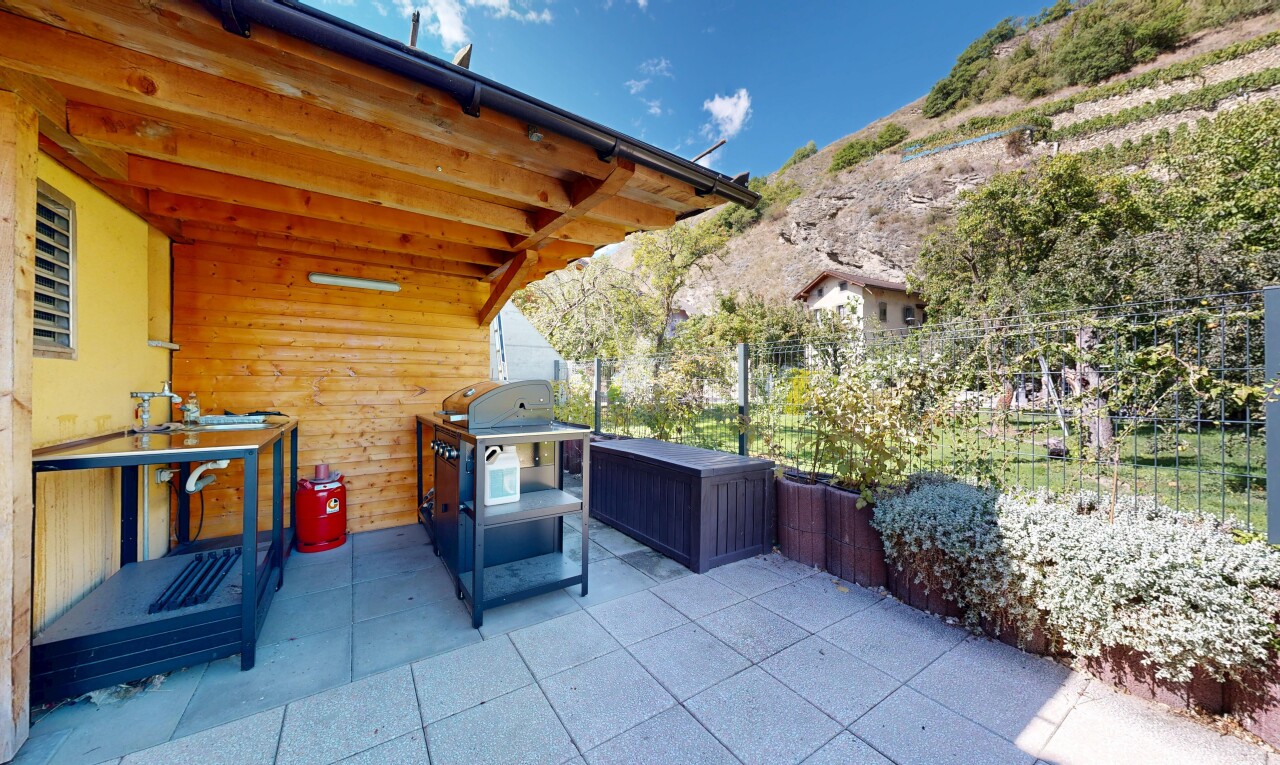 terrasse mit day time, terrasse, und zaun
