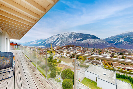 view of mountain background