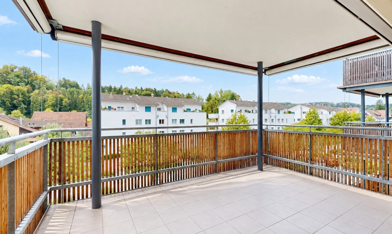 terrasse mit day time, from property, und view focus