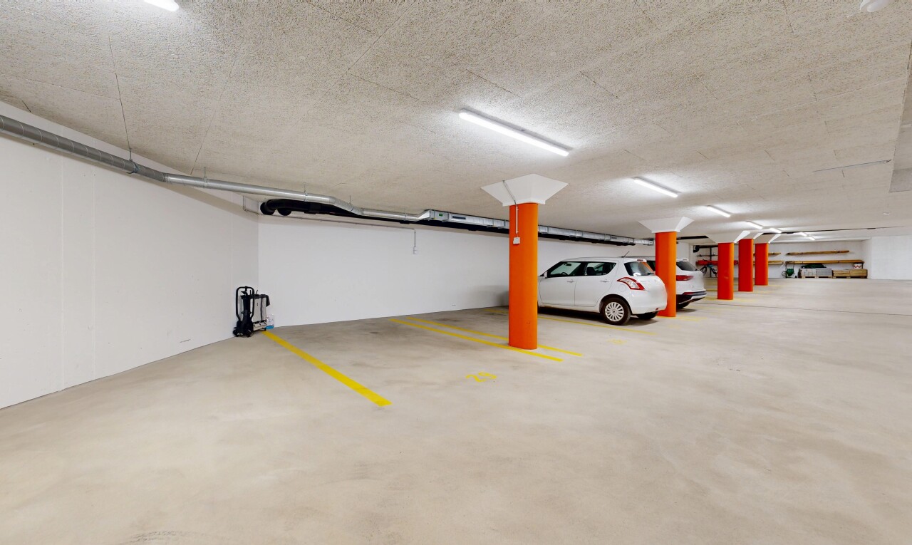 parken mit parkgarage und inside community