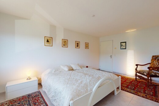 room with light tile patterned floors