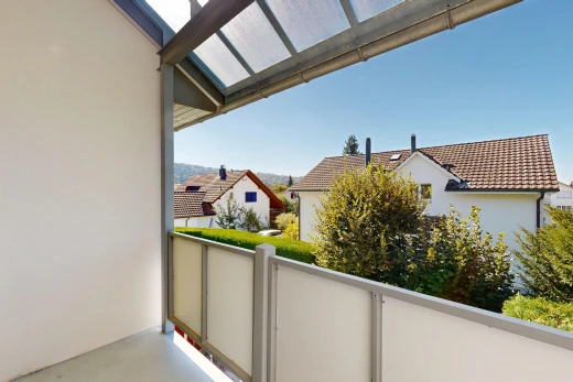 balkon mit balkon, from property, day time, und view focus