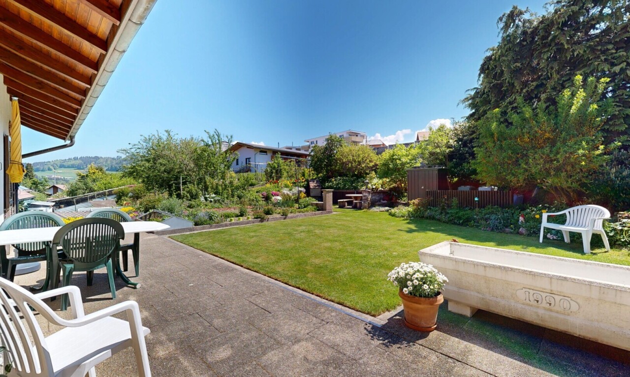 terrace with a patio area