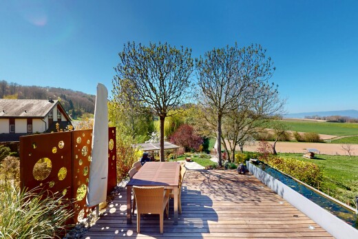 terrasse mit deck