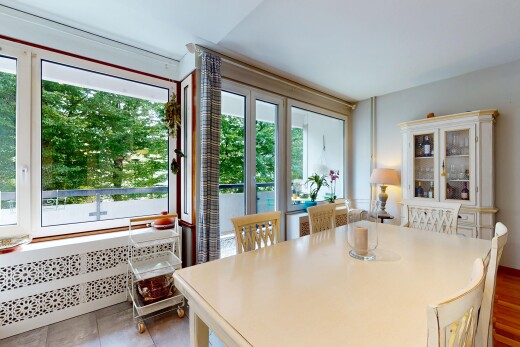 salle à manger avec inside property, lumière naturelle, natural light, cloison sèche, et drywall