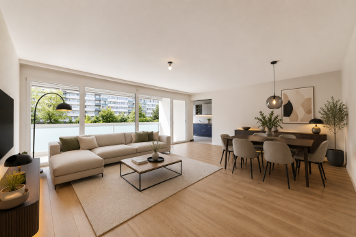 pièce vide avec fenêtres du sol au plafond, floor ceiling windows, lumière naturelle, natural light, et inside property