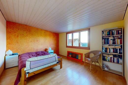 chambre avec lumière naturelle, natural light, cloison sèche, drywall, et inside property