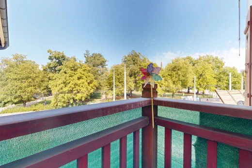 balcon avec balcon, from property, view focus, vue sur les bois, et woods view