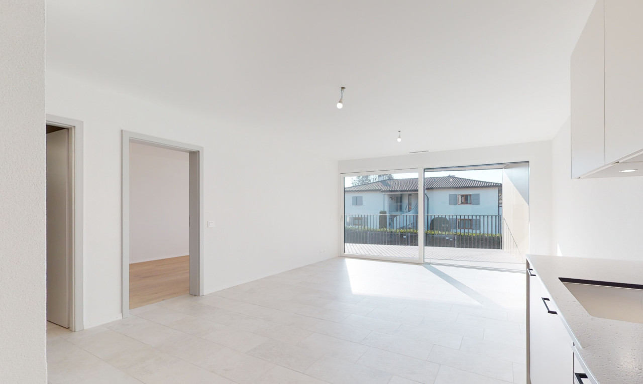 Appartement 2.5p neuf spacieux et très lumineux