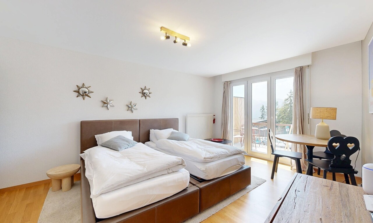 Superbe studio rénové à Crans-Montana