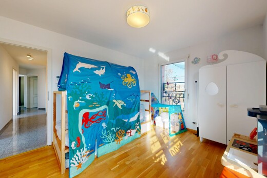 room with light wood-style floors