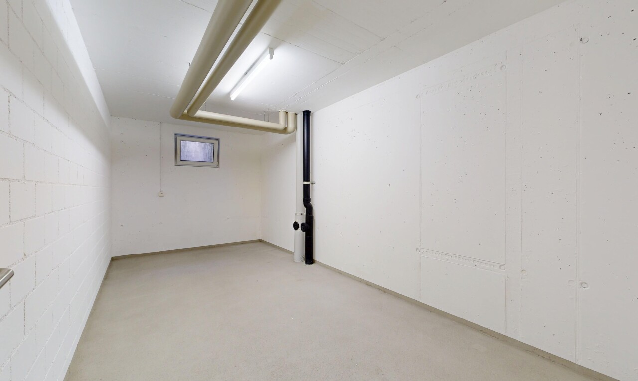 leerer raum mit inside property, keller, betonboden, concrete floor, und betonblockwand