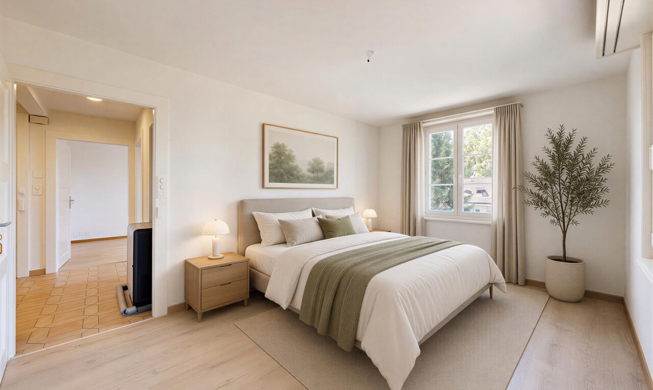 pièce vide avec inside property, cloison sèche, drywall, sol en finition bois, et wood finish floor