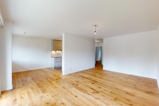 leerer raum mit inside property, wood finish floor, holzfußboden, drywall, und gipskartonwand