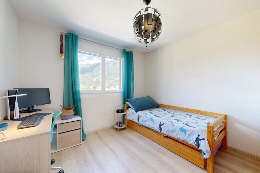 chambre avec lumière naturelle, natural light, espace bureau, cloison sèche, et drywall