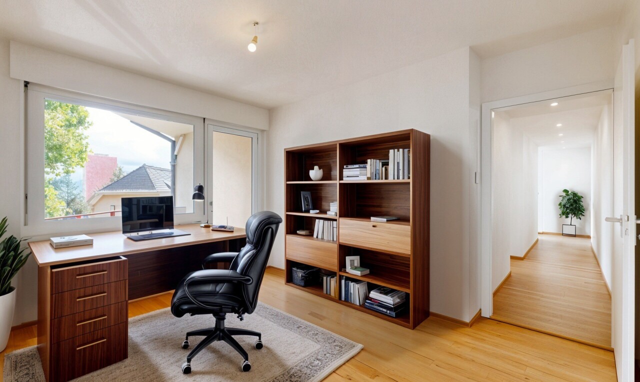 unfurnished room with light wood-style floors and baseboards