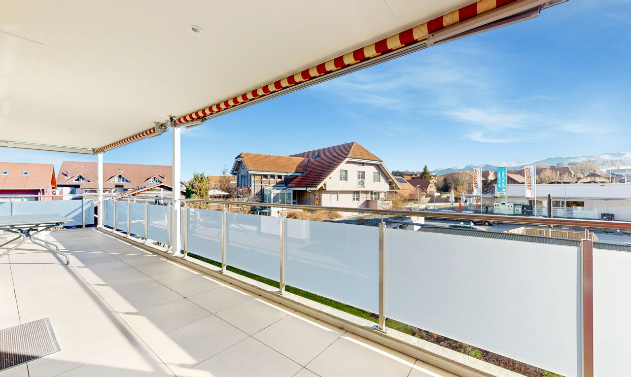 balkon mit from property, wohngebietblick, residential view, und day time