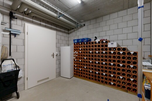 keller mit betonboden und concrete floor