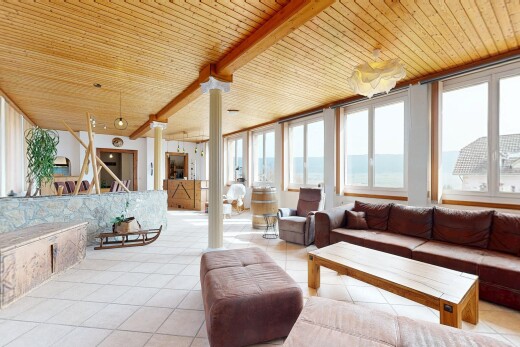 terrasse avec inside property, espace de vie extérieur, et véranda