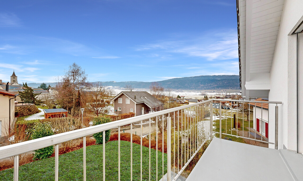balkon mit balkon, from property, day time, blick auf die berge, und mountain view