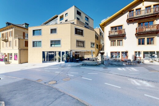 außenansicht mit from community, day time, apartment complex view, und blick auf wohnanlage