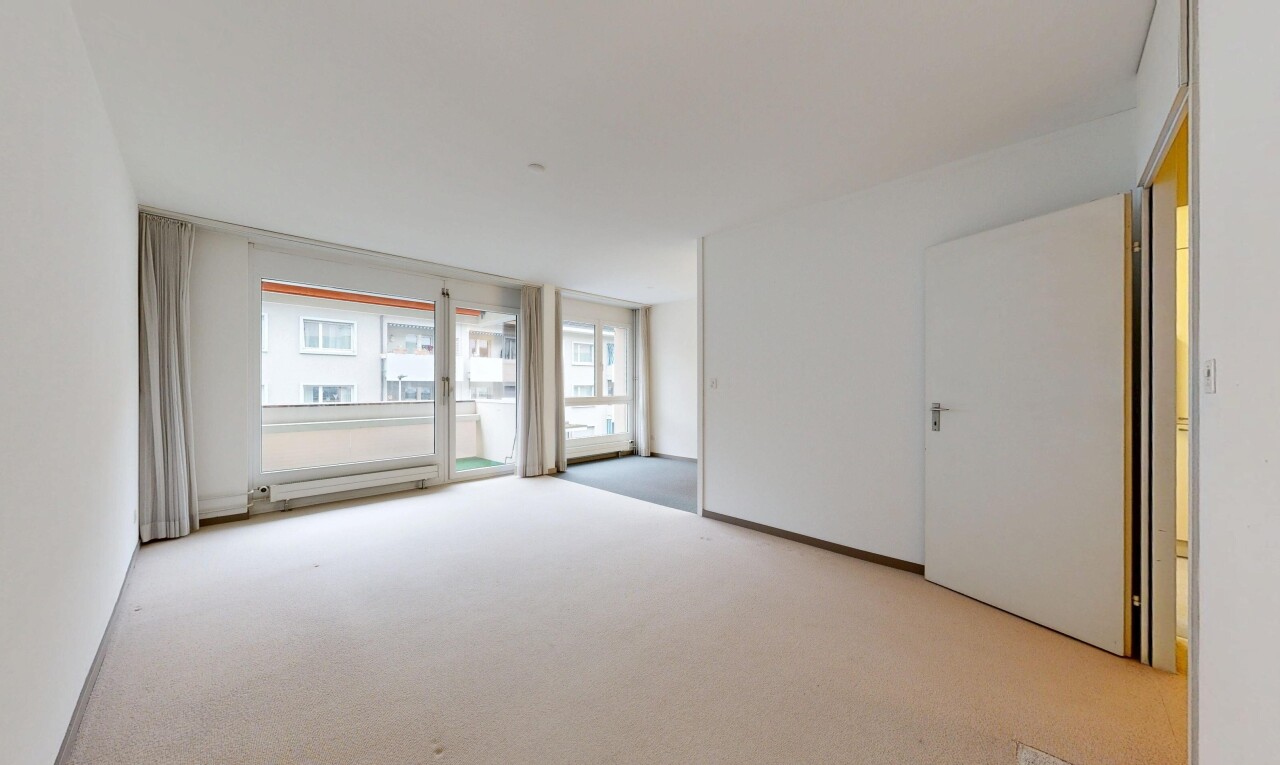 leerer raum mit gipskartonwand, drywall, natürliches licht, natural light, und teppich