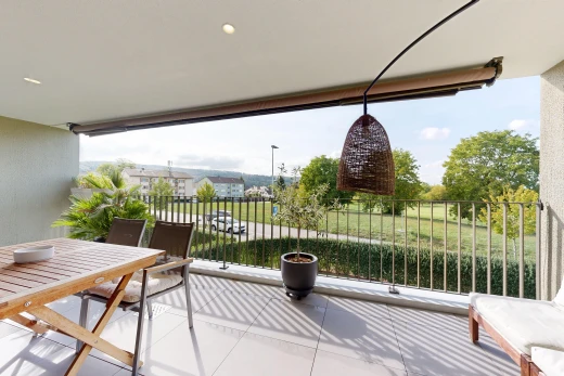 terrasse mit view focus und from property