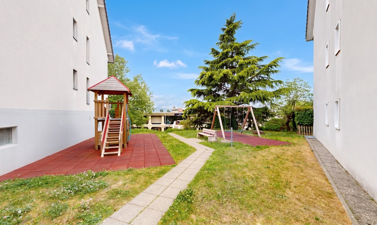 garden with a lawn, a patio, and a gazebo