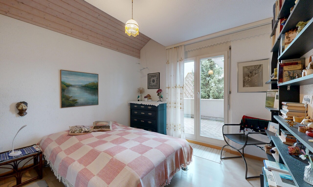chambre avec cloison sèche, drywall, lumière naturelle, natural light, et accès à l'extérieur