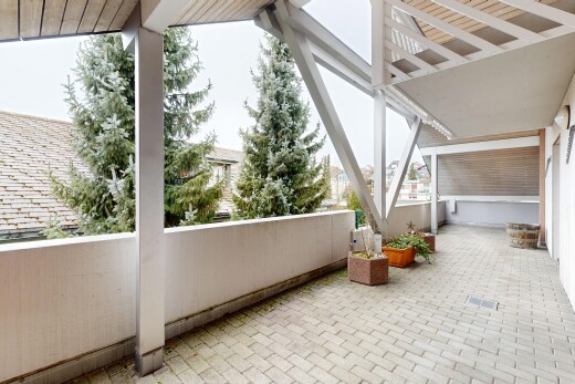 terrasse avec from property, overcast, et ventilation