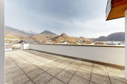 terrasse mit terrasse, mountain view, blick auf die berge, und from property