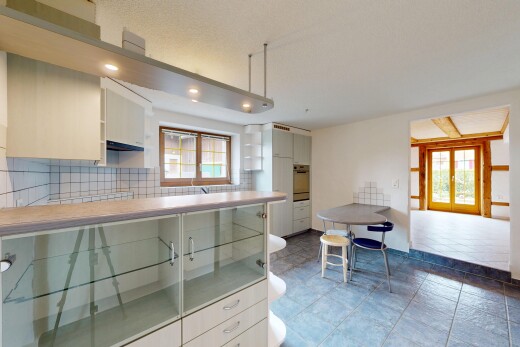 küche mit natürliches licht, natural light, küchenrückwand beim herd, küchenrückwand beim Herd, und inside property