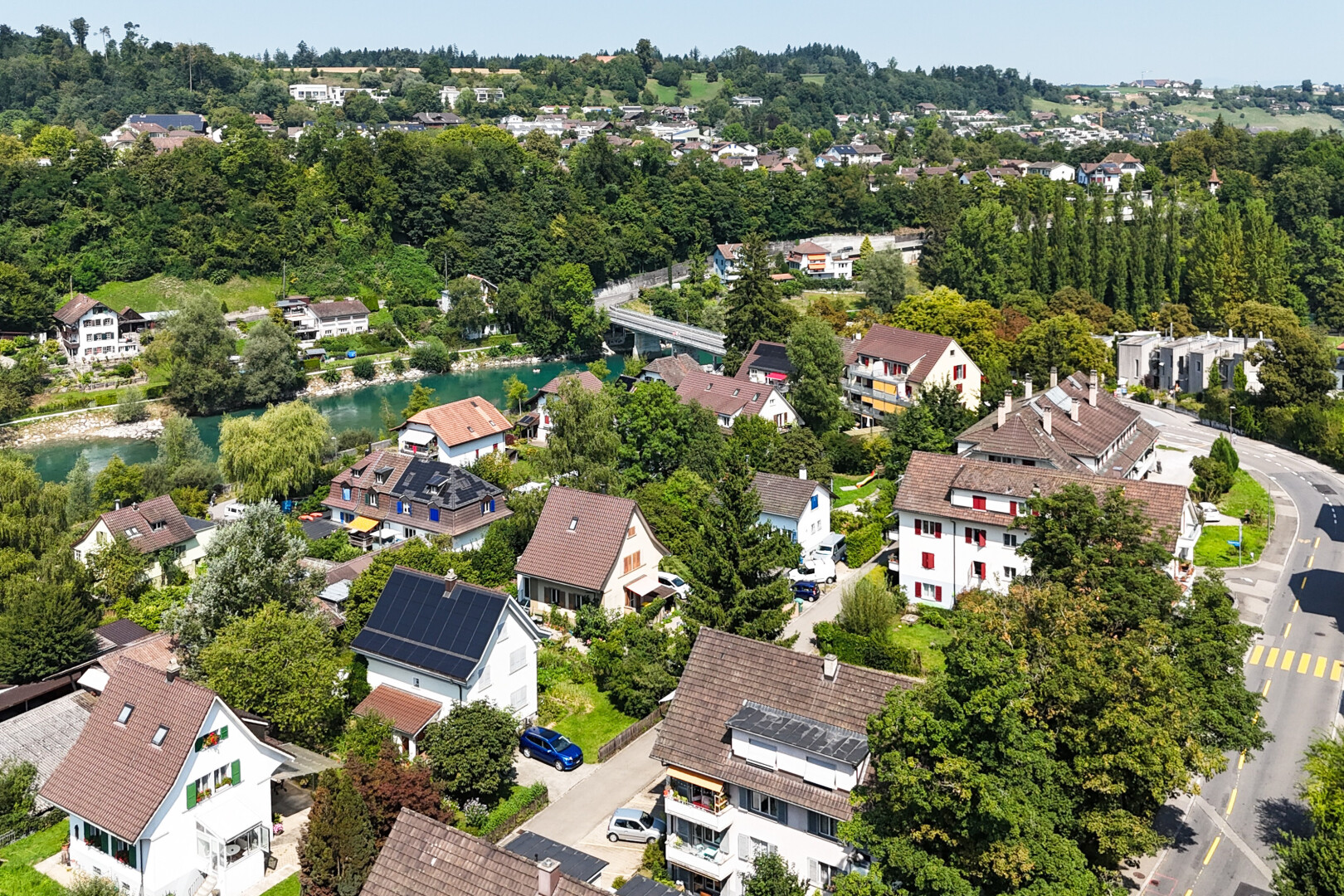 außenansicht mit residential view, wohngebietblick, water view, seesicht, und aerial view