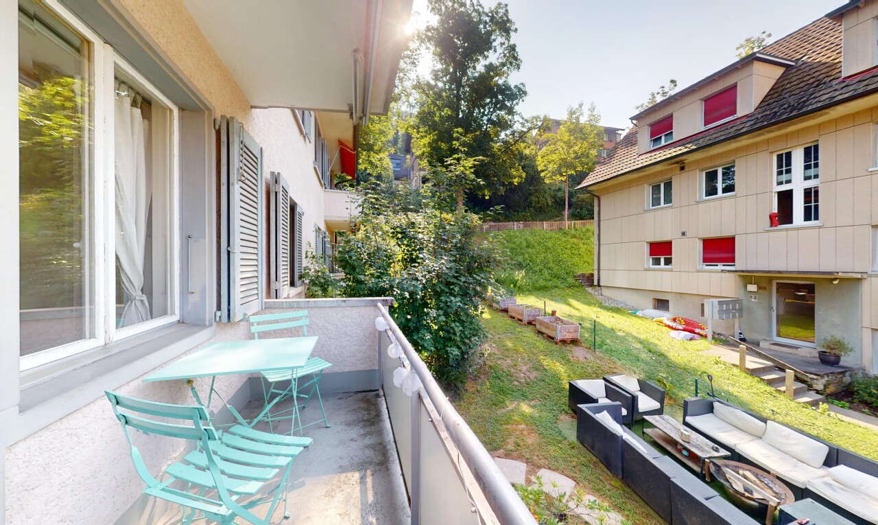 balkon mit balkon und from property